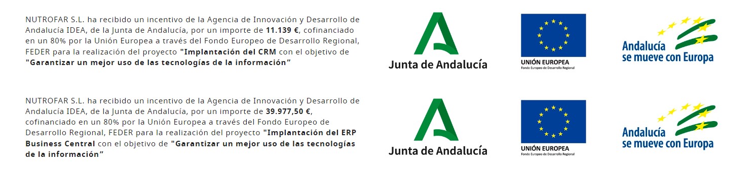 Incentivo Junta de Andalucía